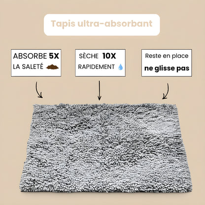 Tapis Ultra-Absorbant pour pattes d'animaux