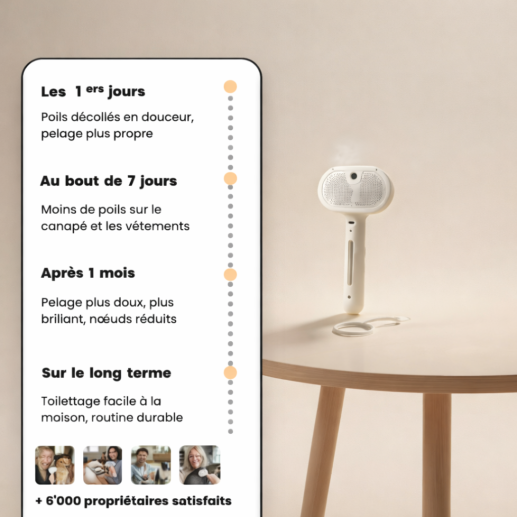 SteamPaw™ - Brosse à Vapeur Anti-stress